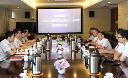 省工信厅陈克全处长一行到必博调研
